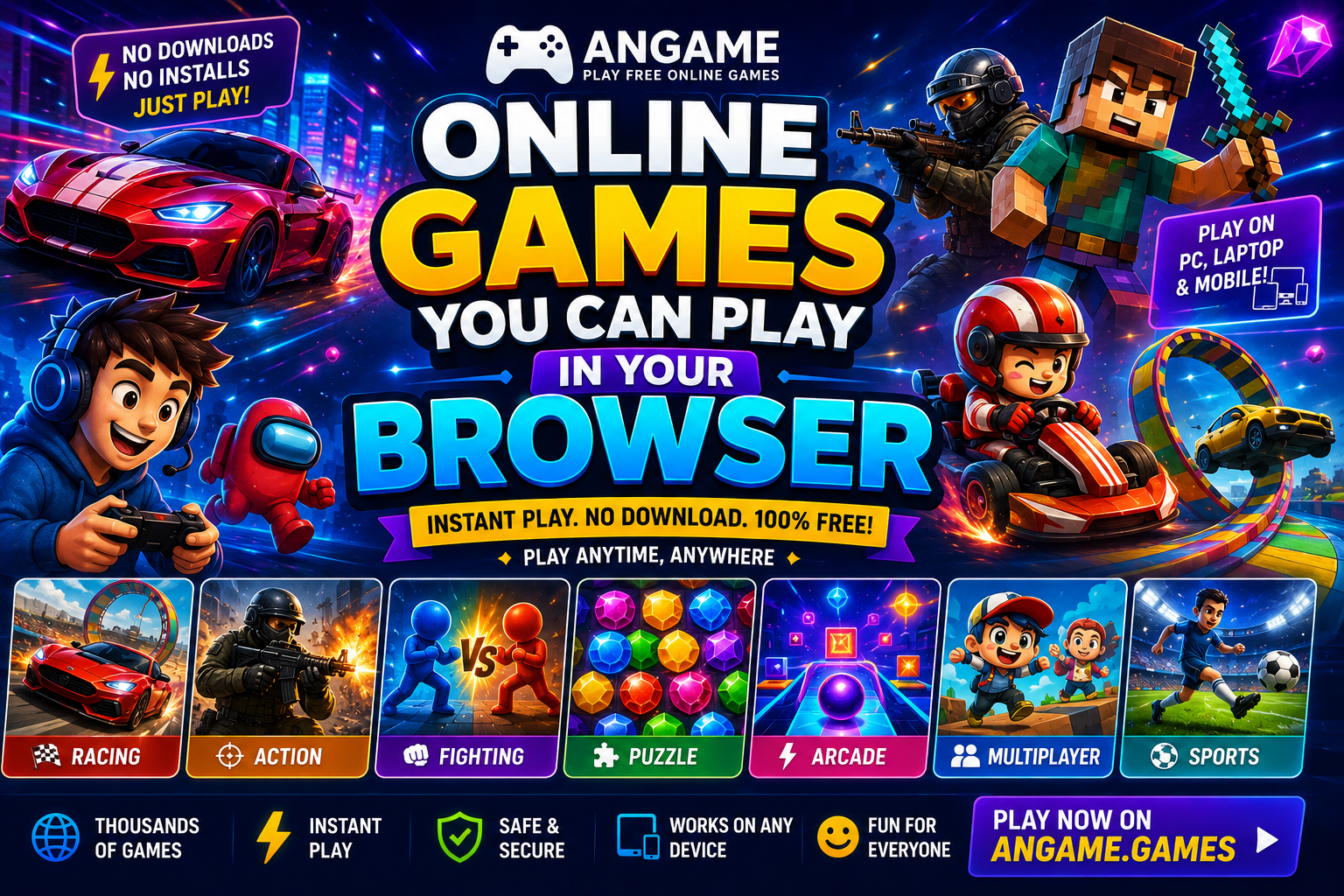 🌐 Online Games You Can Play in Your Browser Instantly in 2026 🎮
